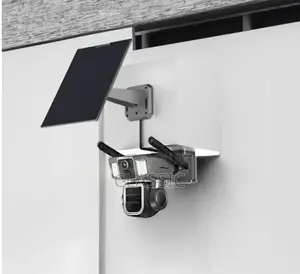 Powerology 4g/Wifi 360° Dual Lens Outdoor Camera – Black
