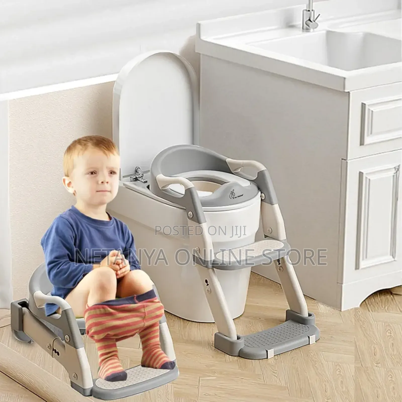 3in 1 Kids Potty Trainer and Toilet Ladder