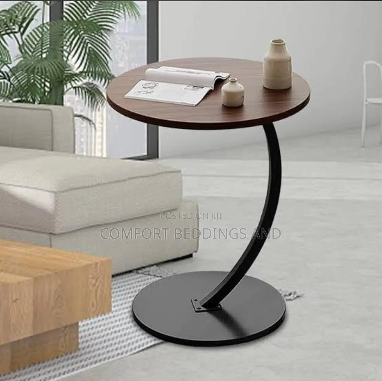 Round Coffee Table Brown