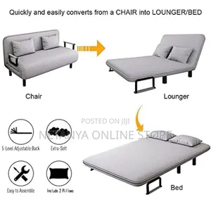 3in1 Foldable Sofa Bed 5/6