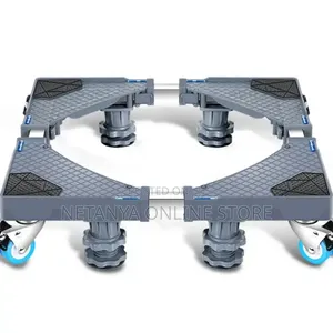 Adjustable Movable Base Fridge Stand With 4 Strong Feets