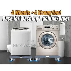 Adjustable Movable Base Fridge Stand With 4 Strong Feets