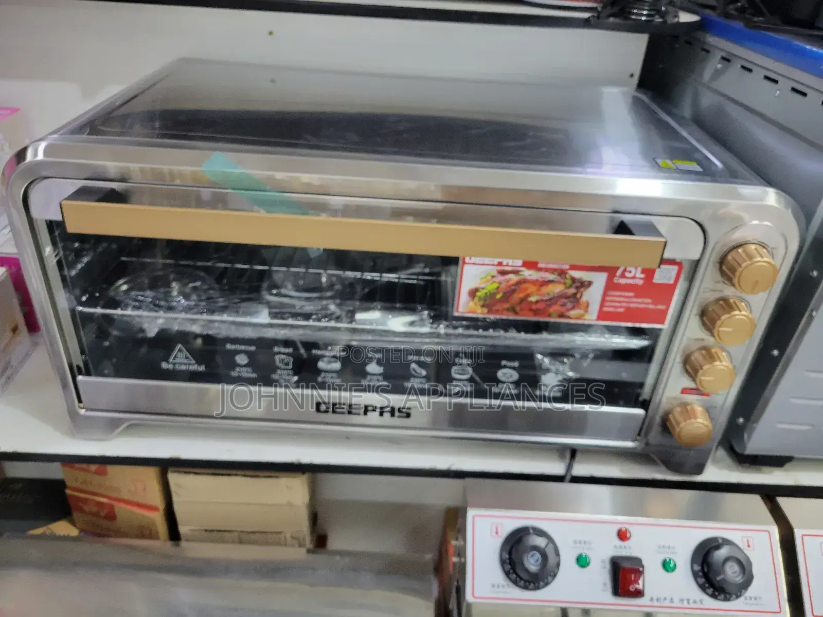 Geepas Electric Oven and Convection 75l