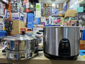 2.8l Saarch Rice Cooker With Stainless Steel Cooking Pot and Steamer