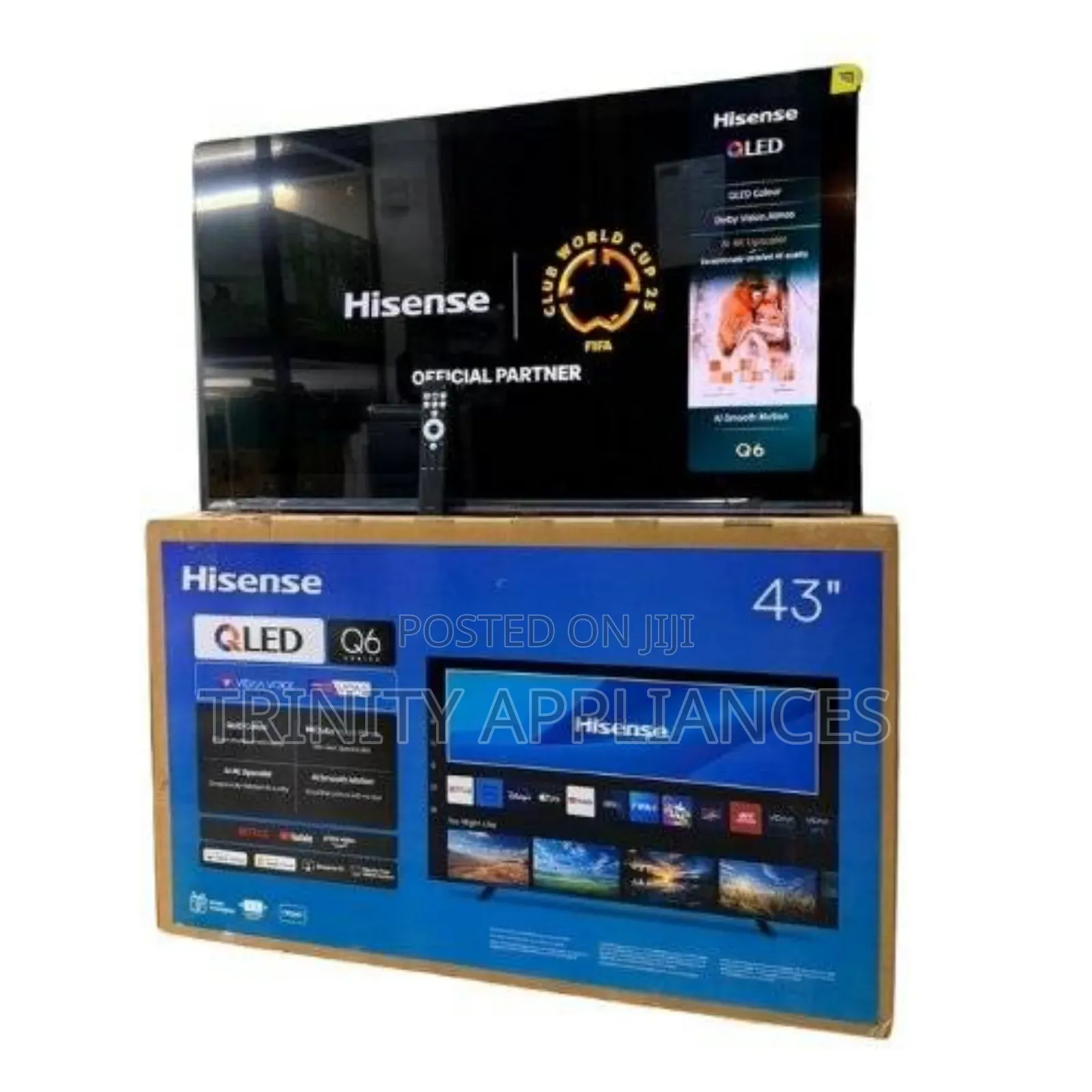 Hisense 43 Inch Qled Vidaa Smart Tv 43q6q