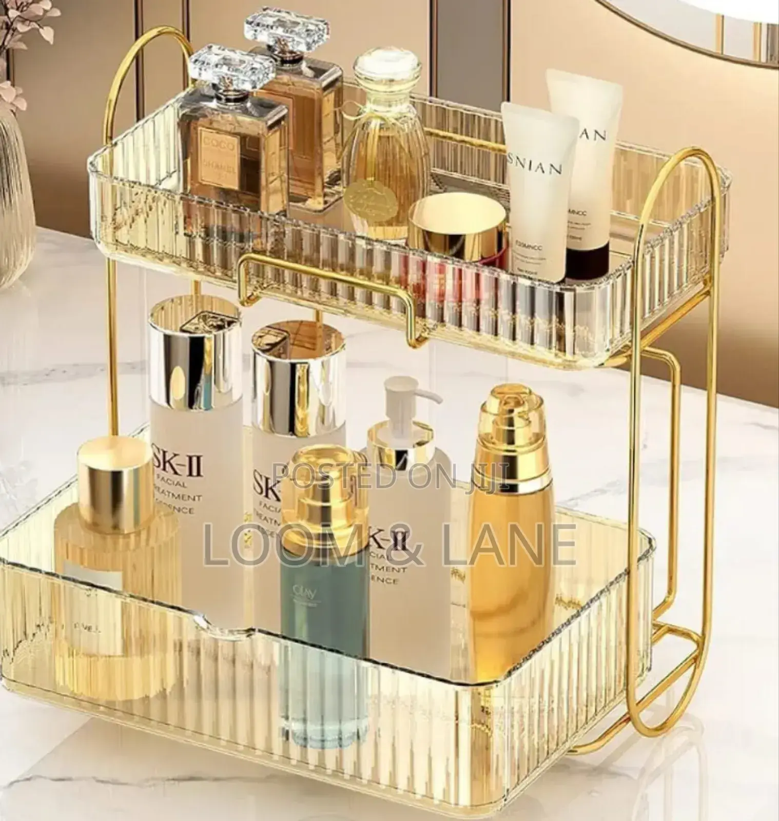 2-Tier Bathroom Organizer Countertop