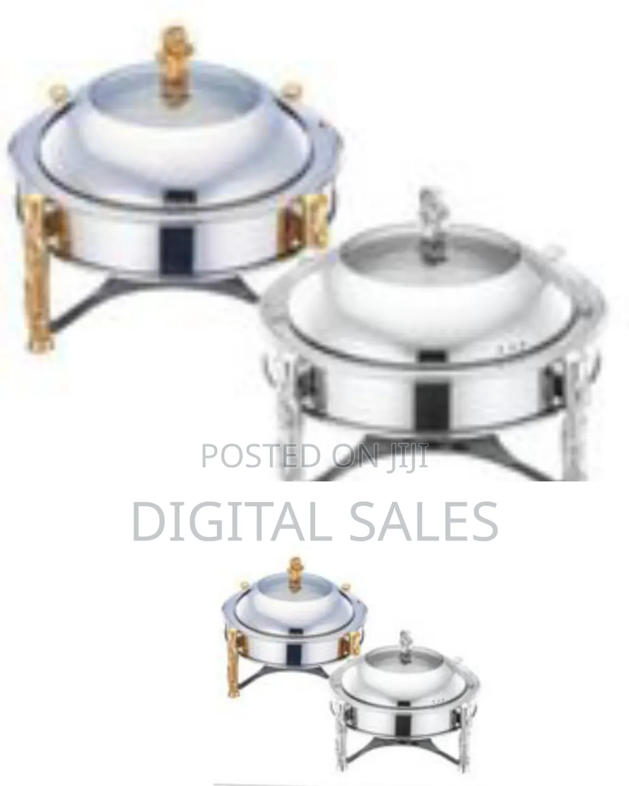 26cm Stainless Steel Small Round Chafing Dish Food Warmer Hot Pot 0
