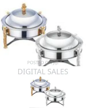 26cm Stainless Steel Small Round Chafing Dish Food Warmer Hot Pot 0