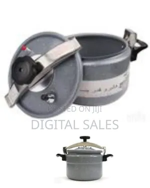 HTH 6l Granite Pressure Cooker Saucepan -Grey