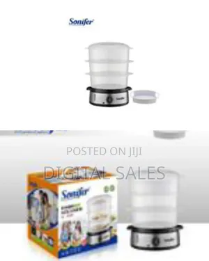 Sonifer Electric Food Steamer for Cooking, 3 Tiers Vegetable