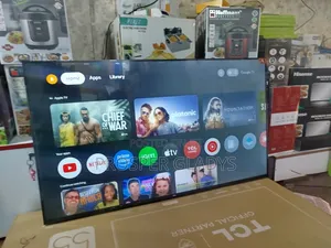 55 Inches Led TCL Smart Android Digital Flat Screen Flameless.
