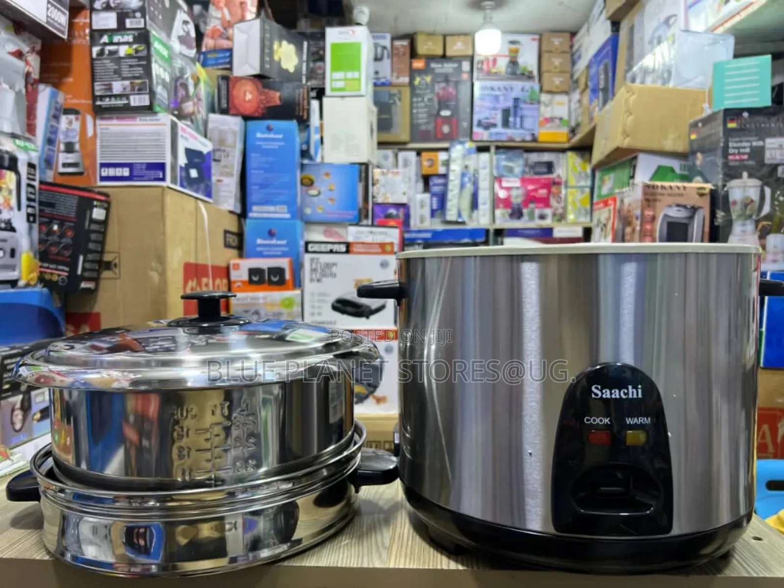 Saachi 2.8litres Rice Cooker With Steamer \\ 1000w \\ Nl-Rc-5181
