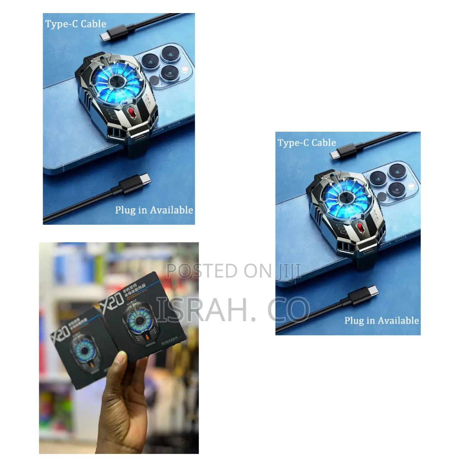 X20 Phone Cooler, Adjustable Semi-Conductor