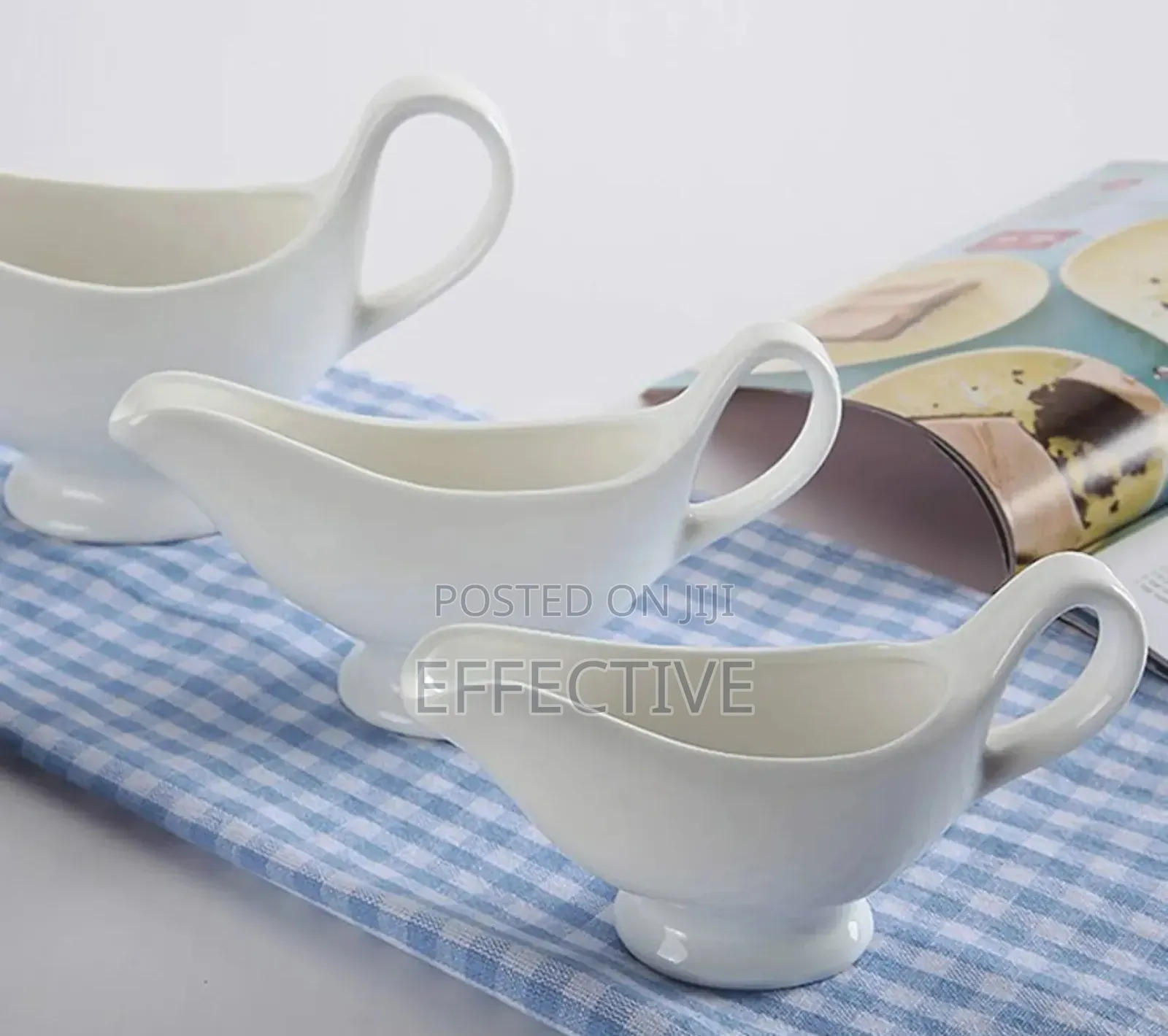 White Porcelain Gravy Boat