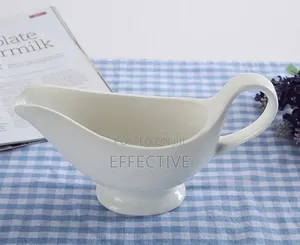 White Porcelain Gravy Boat