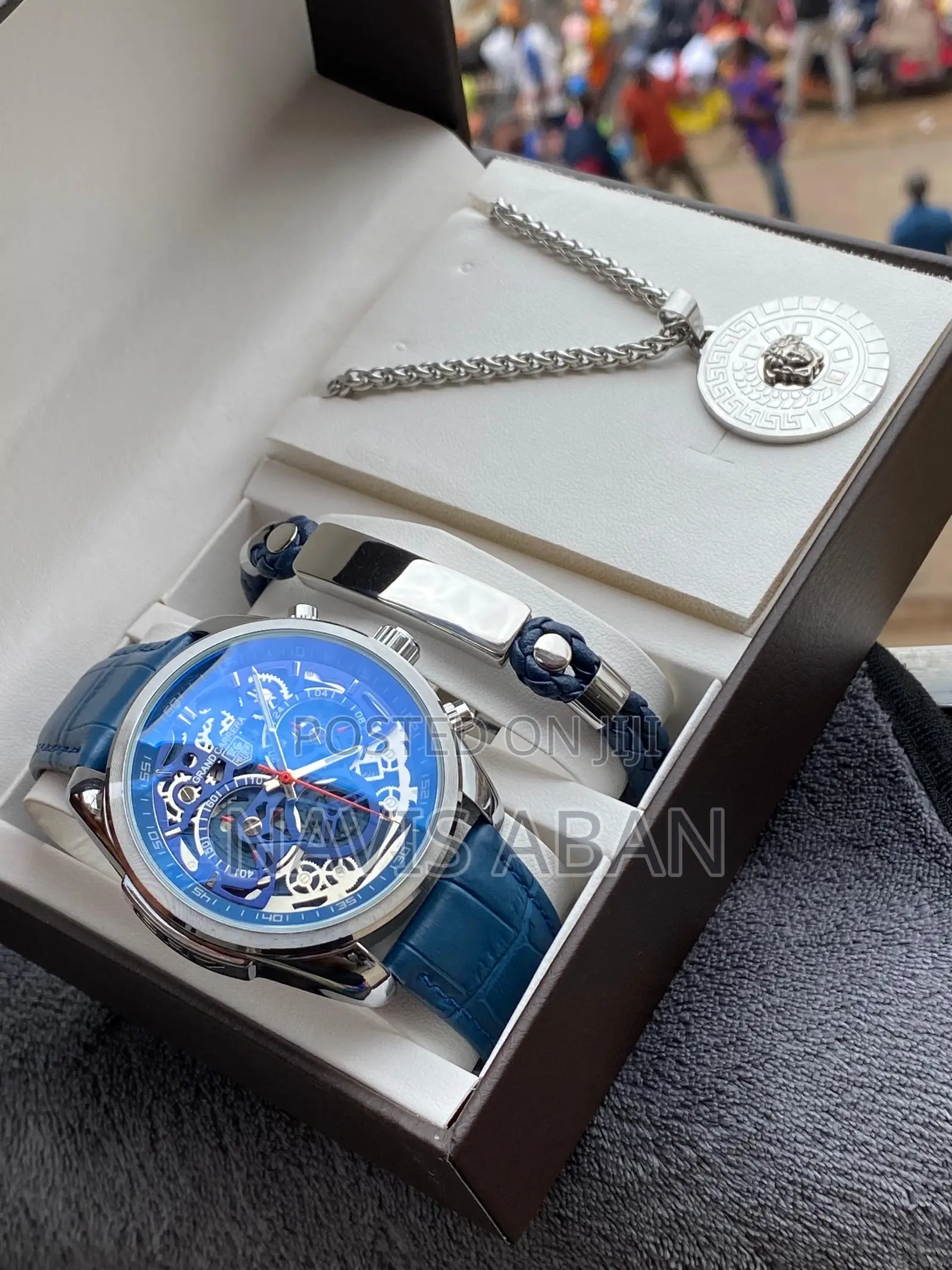 Cr7 Tag Heaur Watch + Bangle + Necklace
