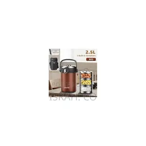 2.5l Multilayer Lunch Bento Box Stainless Steel