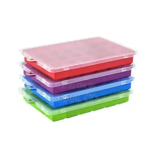 1 Piece of 24 Cube Ice Cube Tray With Lids,Bpa