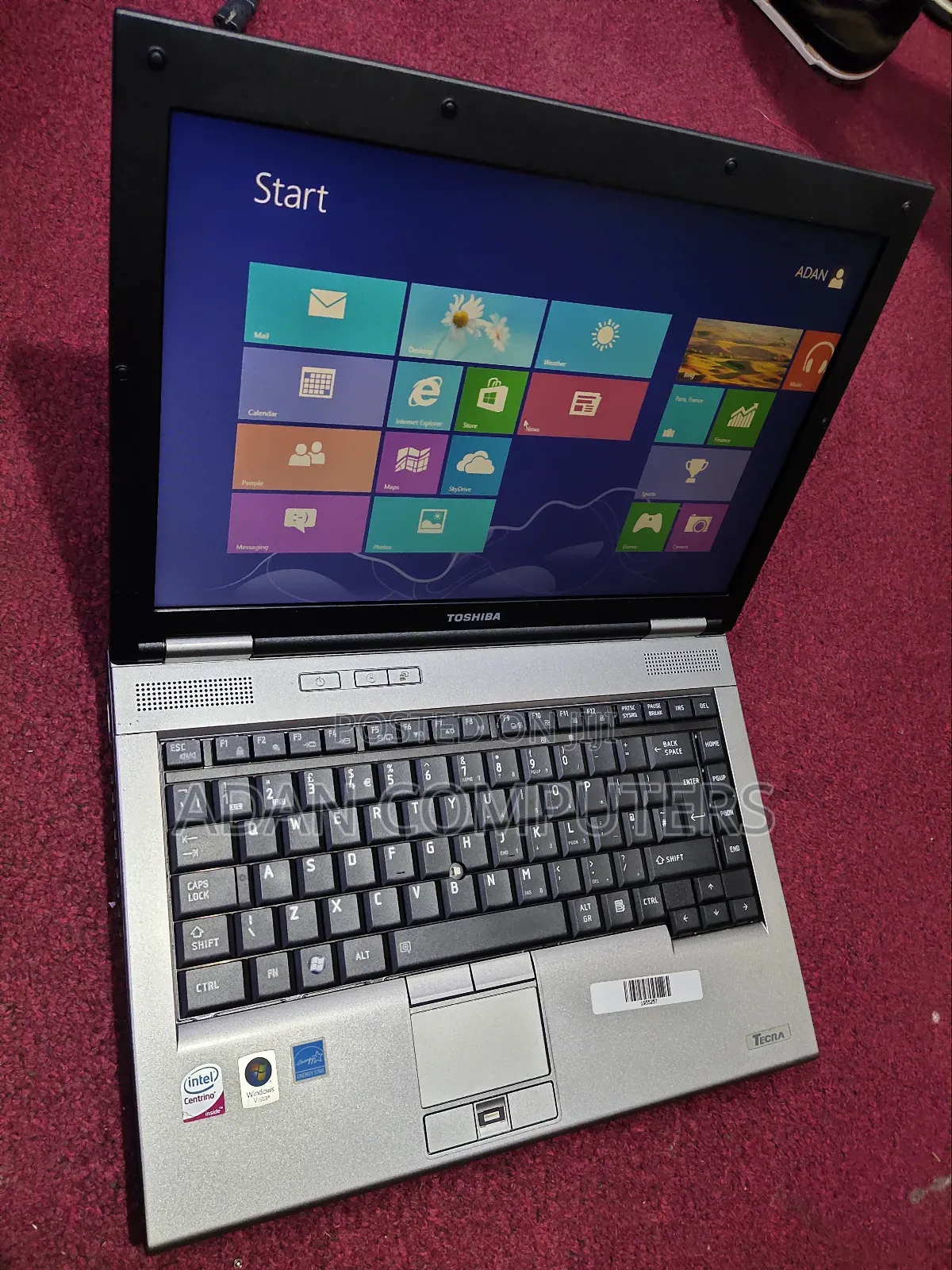 Laptop Toshiba Tecra M10 2GB Intel Core 2 Duo HDD 320GB