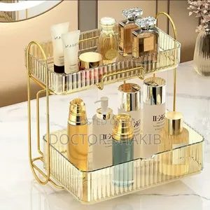 Luxurious 2-Tier Bathroom Organizer Countertop