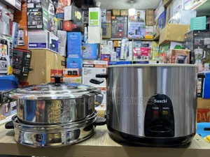 2.8 Litres Saachi Rice Cooker With Stainless Pot and Steamer