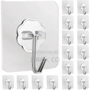 Roktry 10 PCS Adhesive Sticker Hangers for Hanging