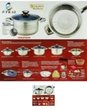 Kaisa Villa 105pcs Stainless Steel Cookware Sets Cooking Frying Pans 0