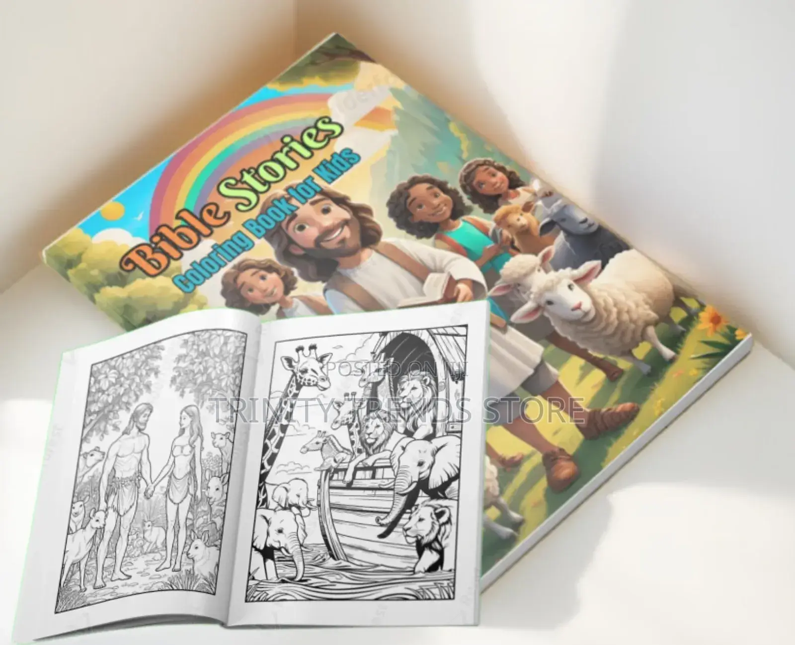 Bible Stories Coloring Book For Kids