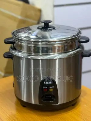 2.8 Litres Saachi Rice Cooker With Stainless Steel Pot and Steamer