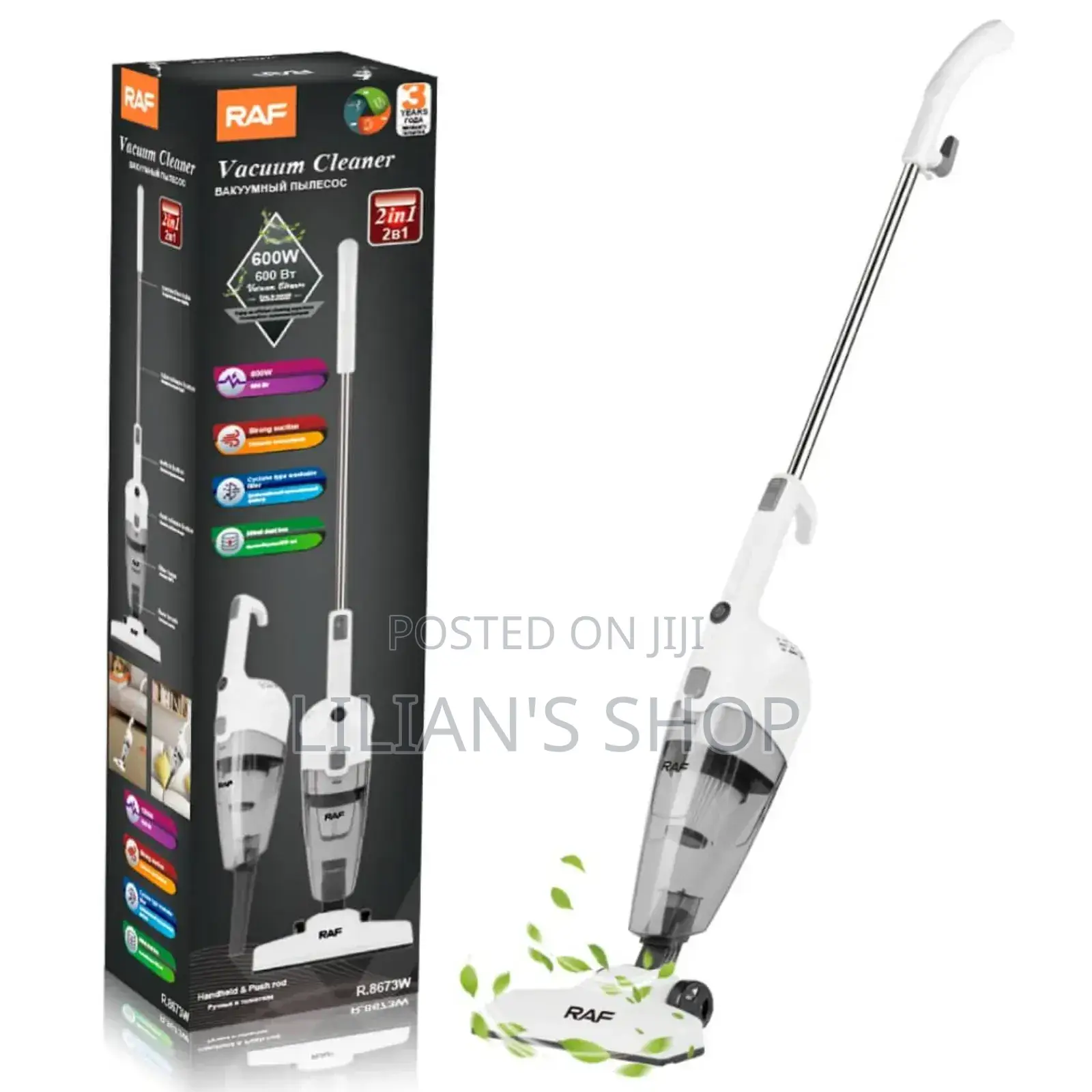 Raf R.8673w 2-in-1 Vacuum Cleaner