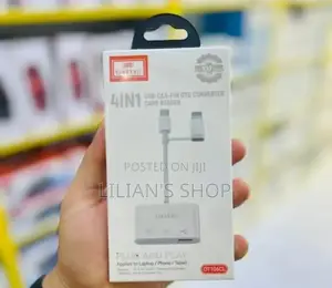 Earldom 4in1 Usb-C 8-Pin Otg Converter Card Reader