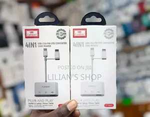 Earldom 4in1 Usb-C 8-Pin Otg Converter Card Reader