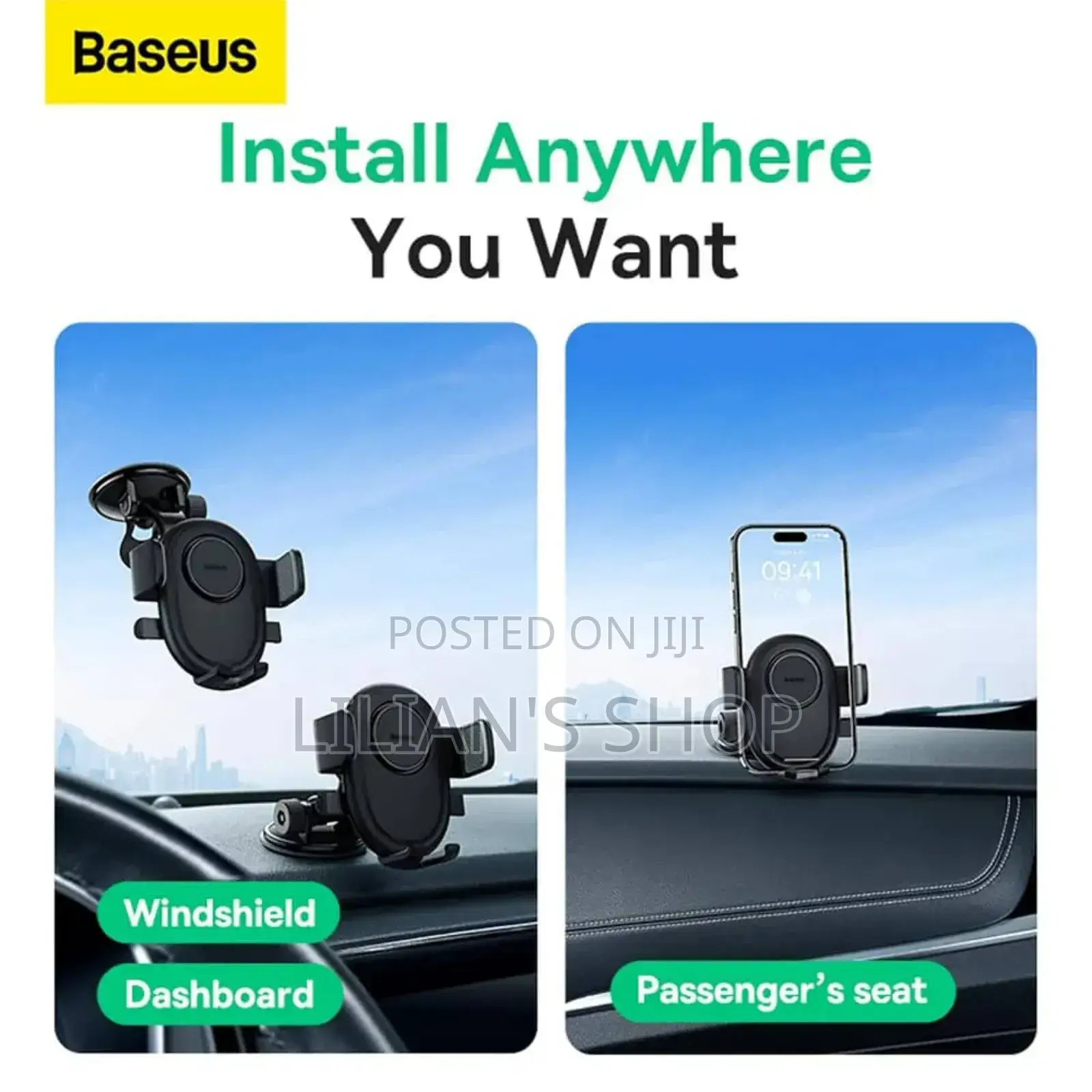Baseus Ultracontrol Series 2-in-1 Car Phone Holder