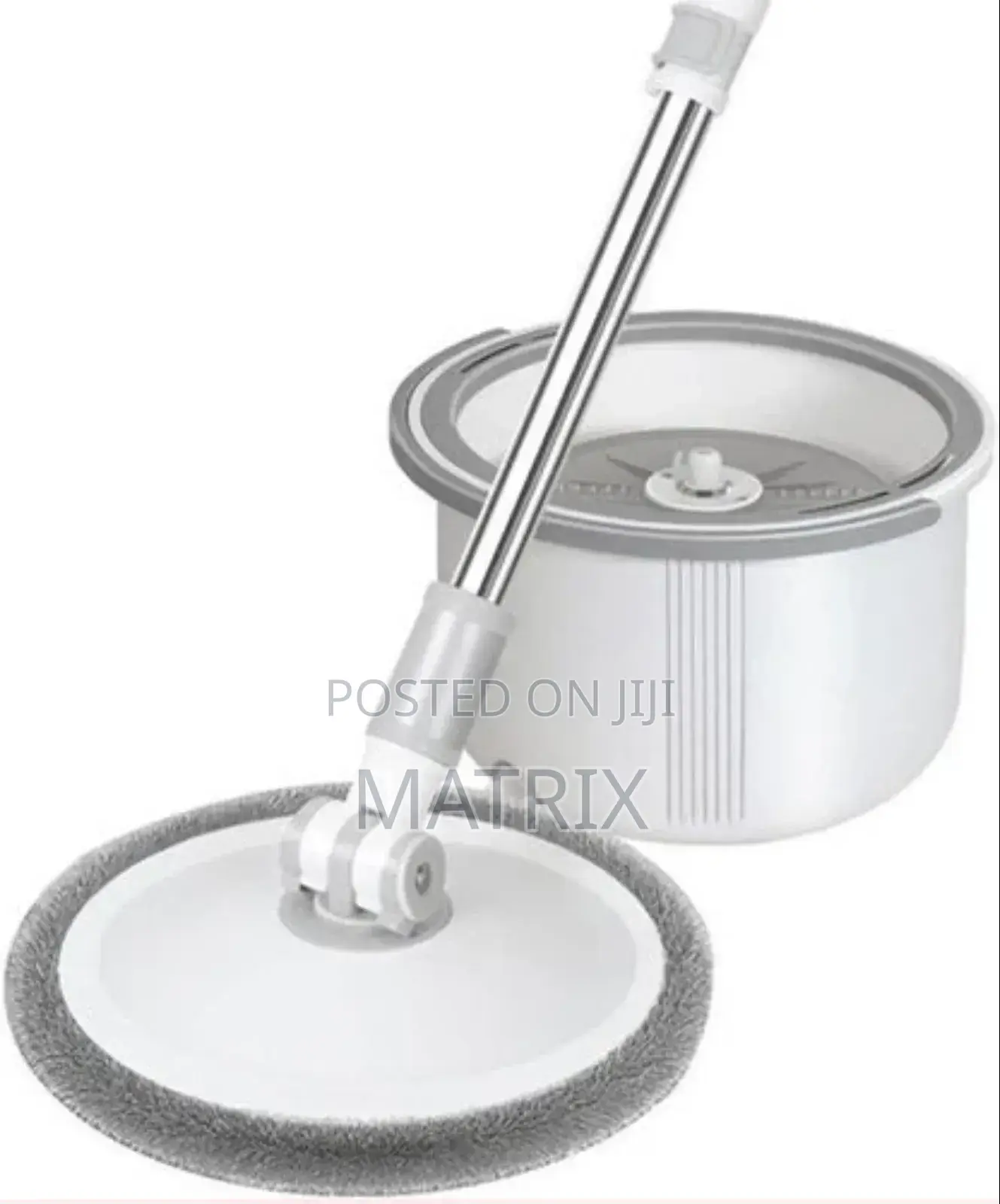 Disc Bucket Spinning Mop 360° Round Cleaning Mop Head Wash Floor