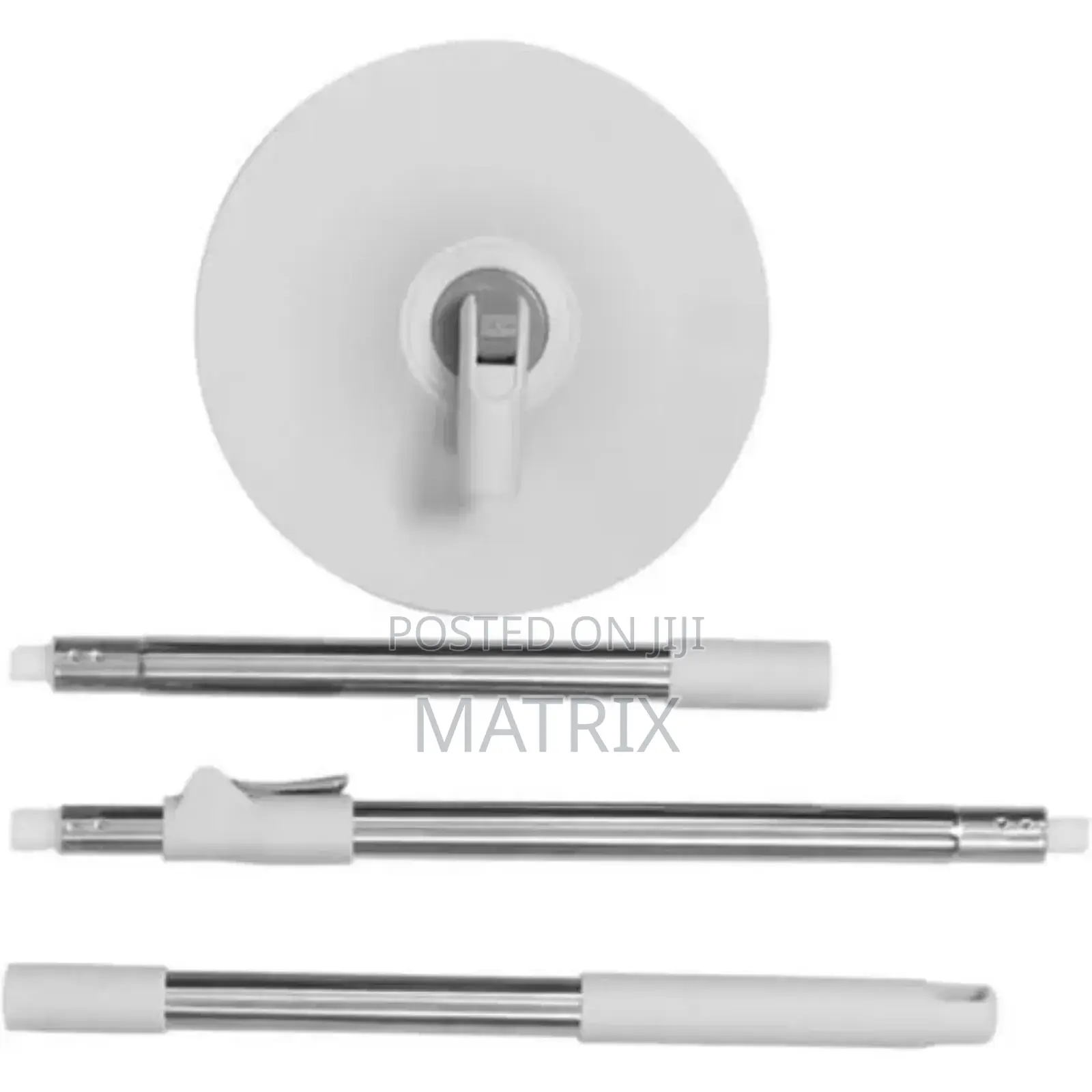 Disc Bucket Spinning Mop 360° Round Cleaning Mop Head Wash Floor