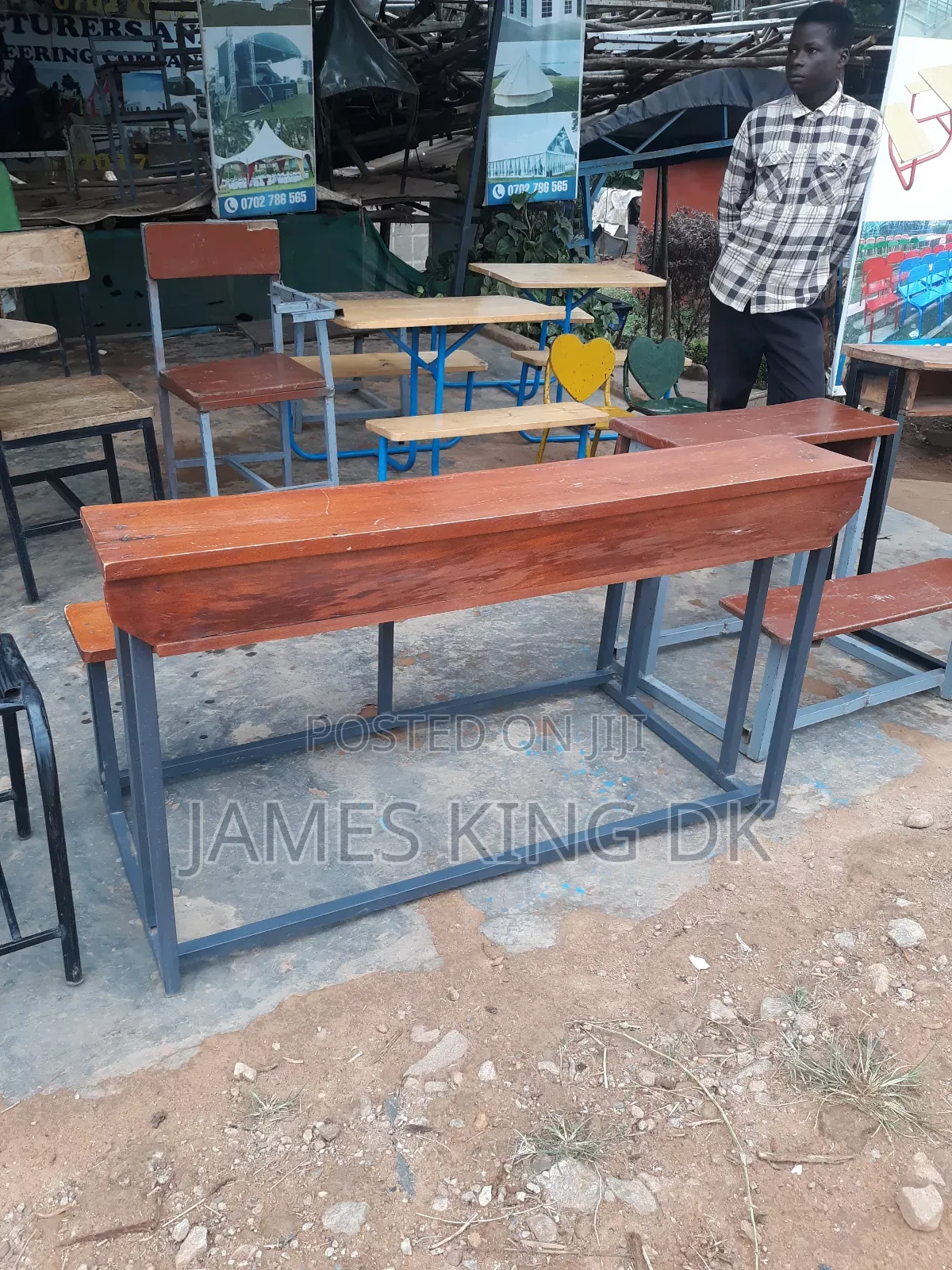 3 Seater Desks