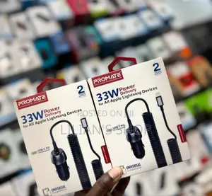 Promate Car Charger for Apple Lightning Devices