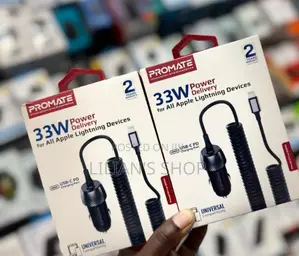 Promate Car Charger for Apple Lightning Devices