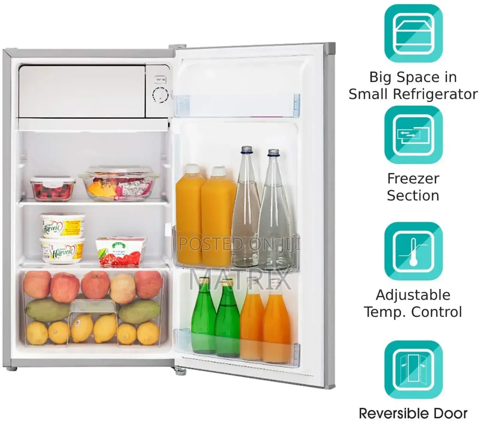 Hisense 120 Litre Fridge, Single Door Bar Rr120dags Refrigerator