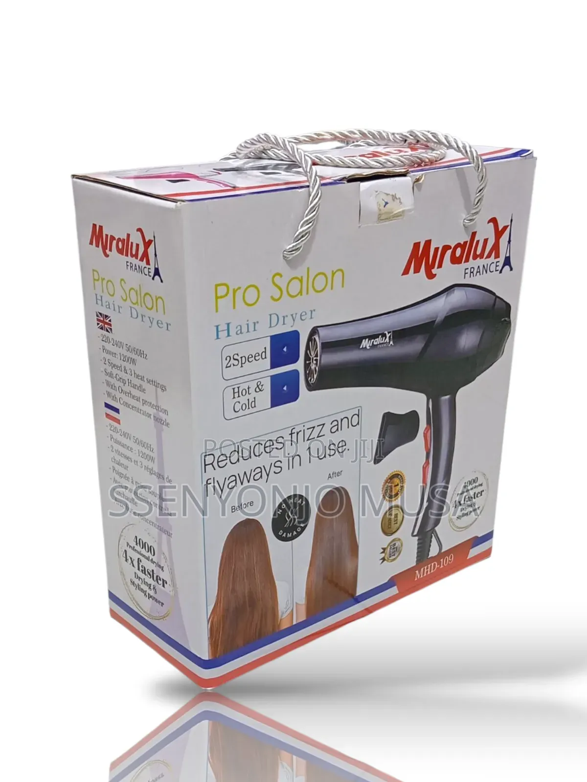Meralux Hair Dryer 1200w | 2 Speeds 3 Heat Settings