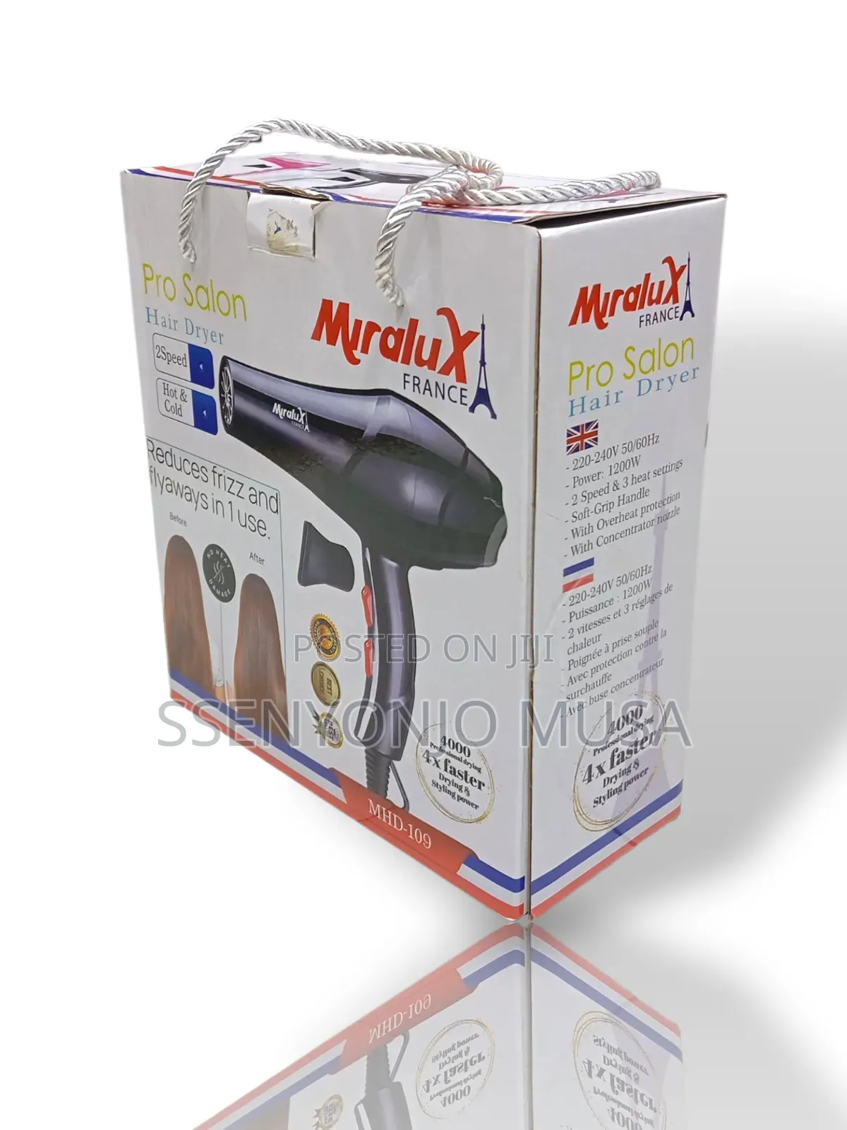 Meralux Hair Dryer 1200w | 2 Speeds 3 Heat Settings