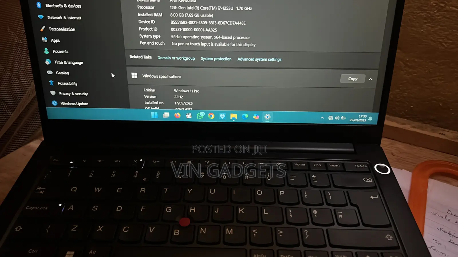 Laptop Lenovo ThinkPad E14 Gen 4 8GB Intel Core I7 SSD 512GB