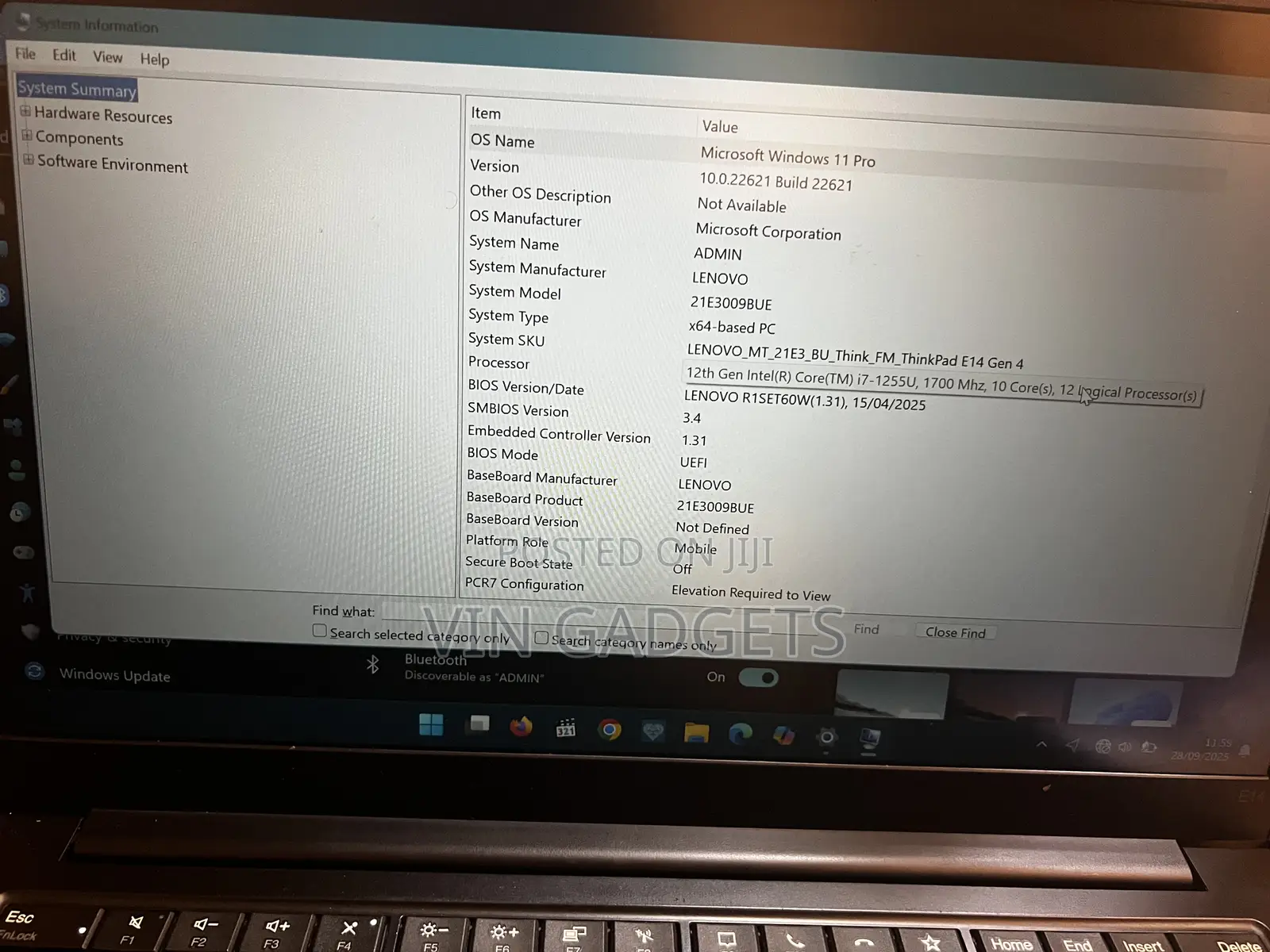Laptop Lenovo ThinkPad E14 Gen 4 8GB Intel Core I7 SSD 512GB