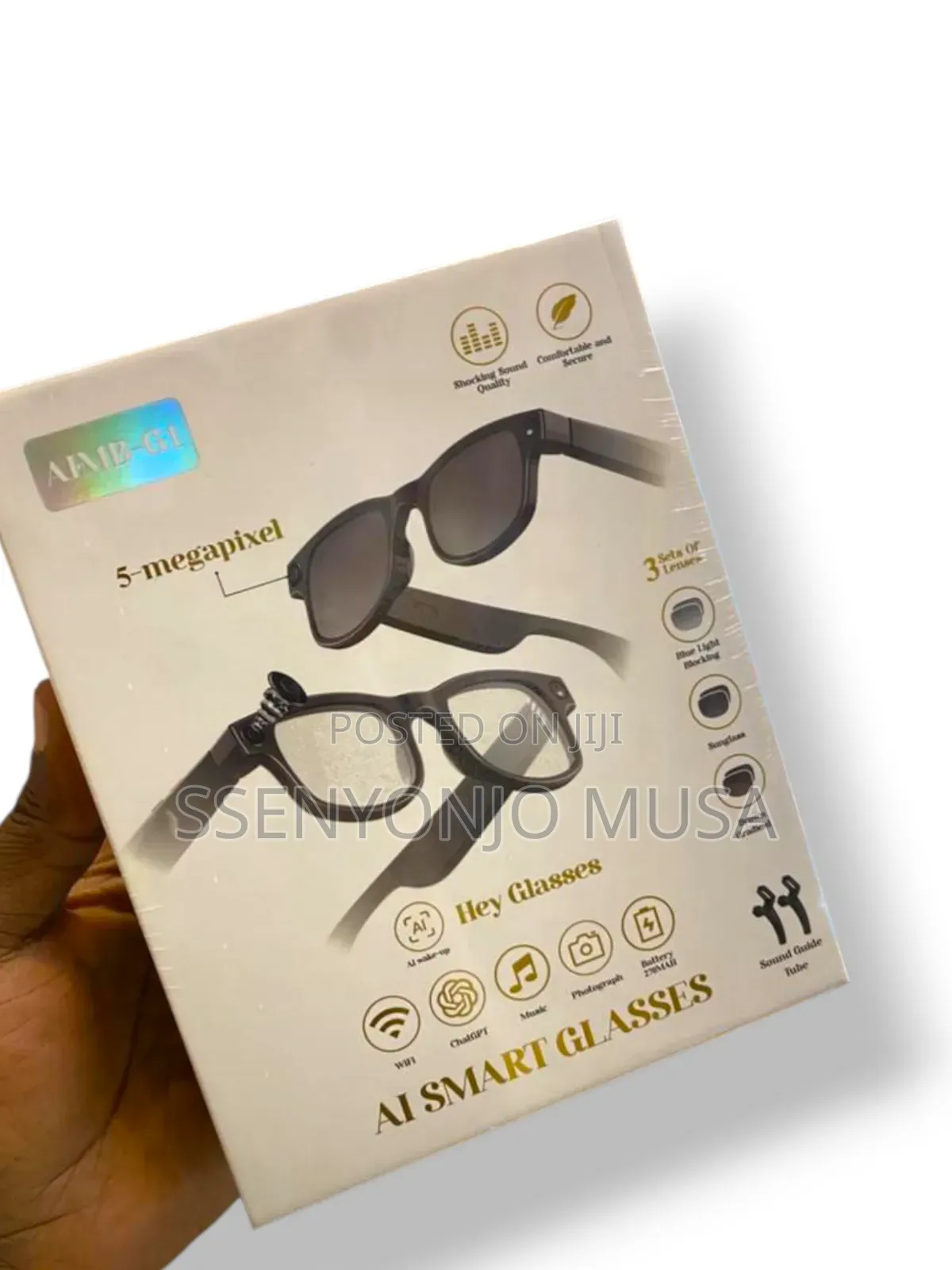 Ai Smart Glasses With Camera, Bluetooth Translation |Video Recording