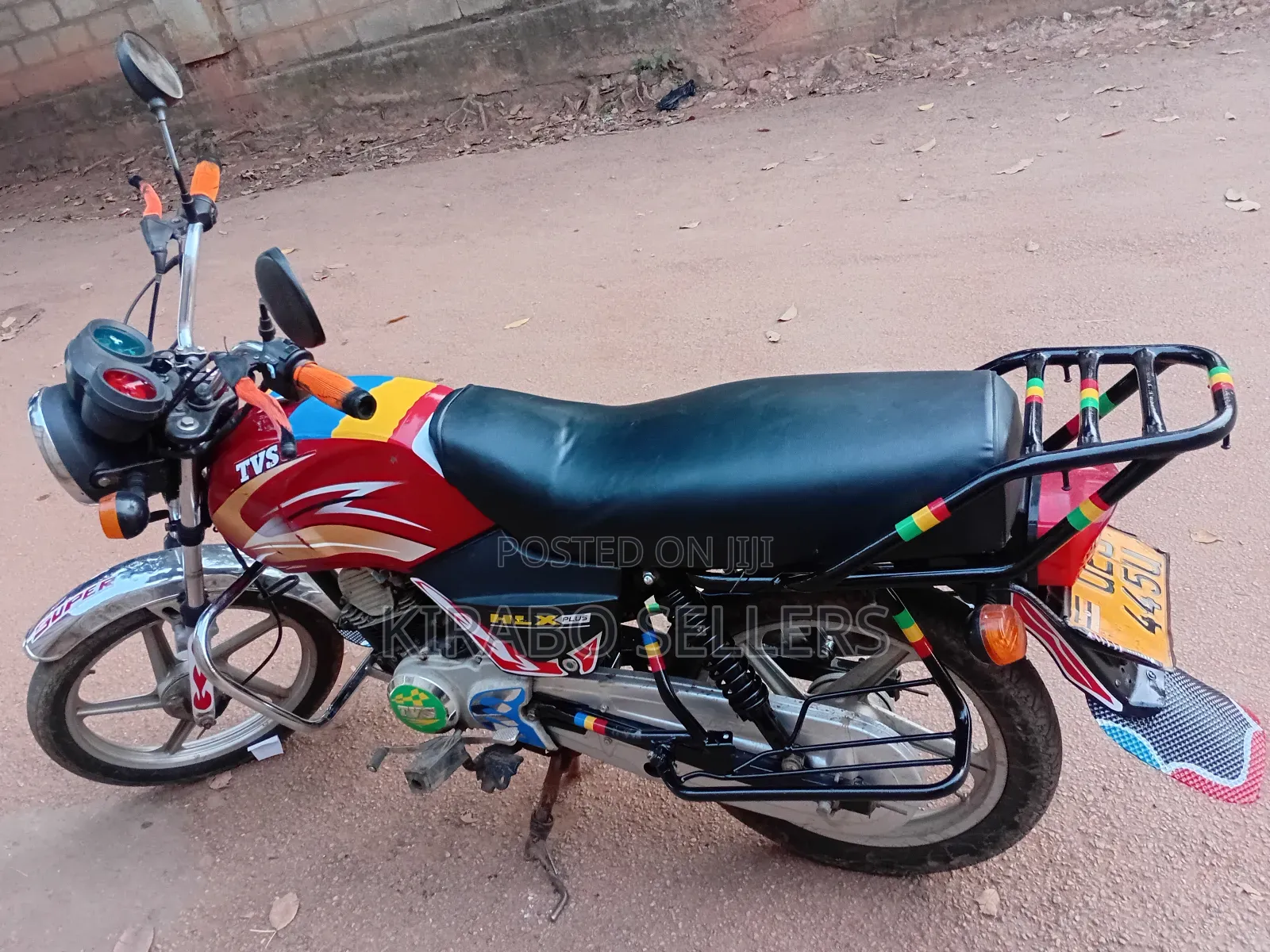 TVS XL 100 2023 Red