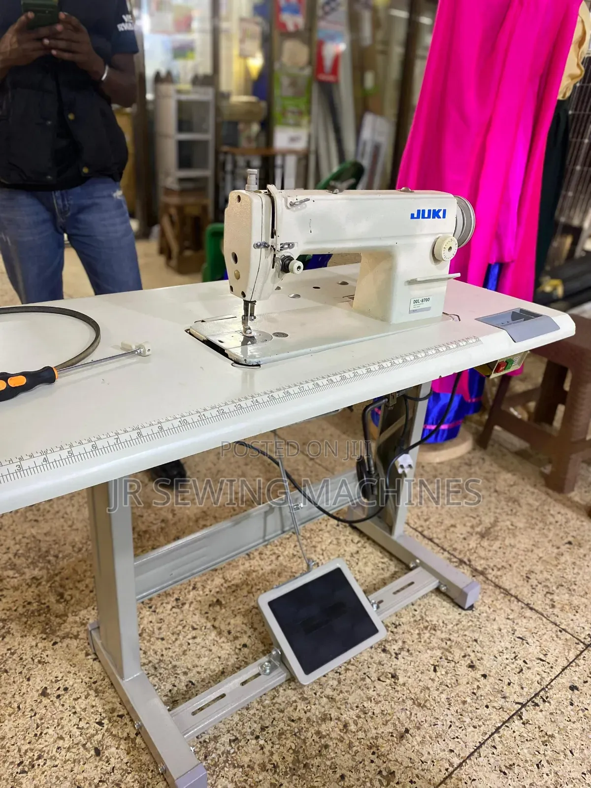 Industrial Juki With New Table and Stand Sewing Machine