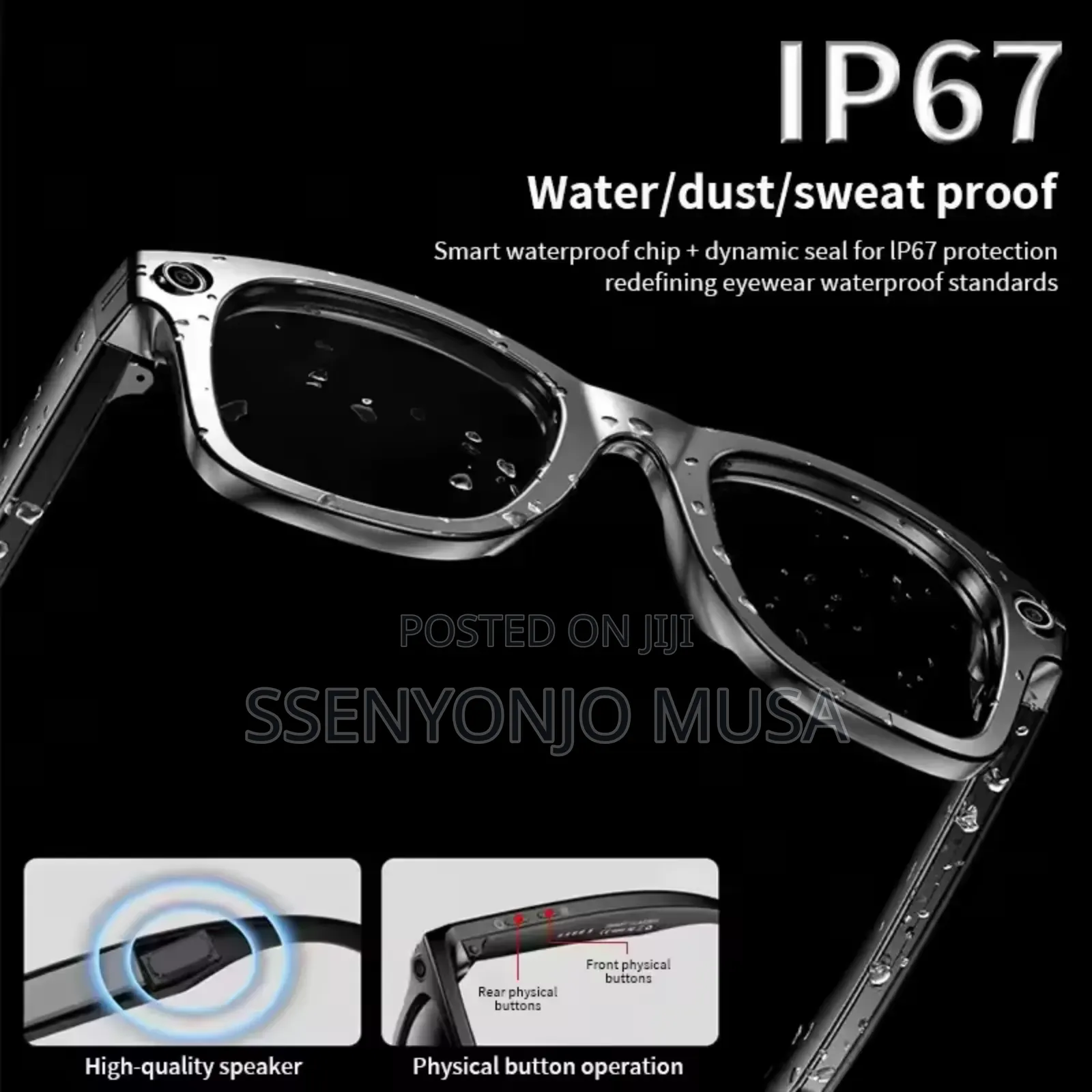 Ai Smart Glasses With Camera, Bluetooth Translation |Video Recording