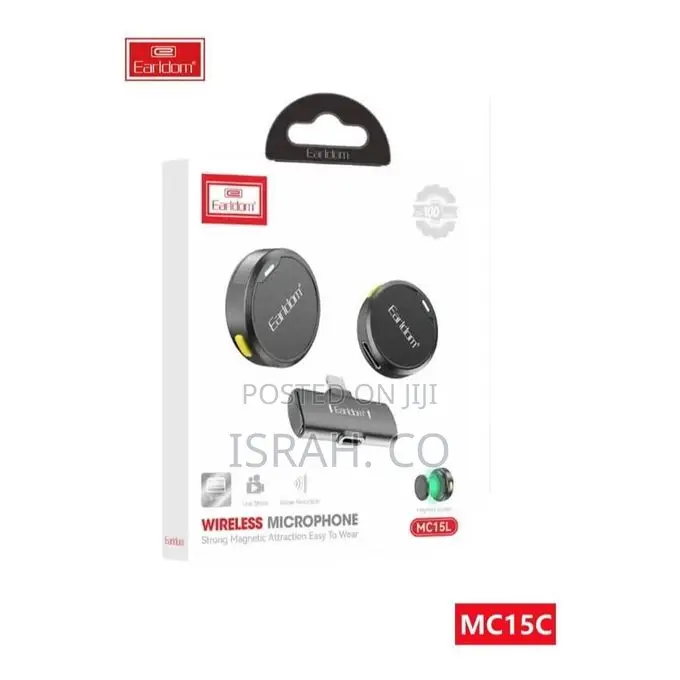 Earldom Mc15c Button Wireless Microphone Lavalier