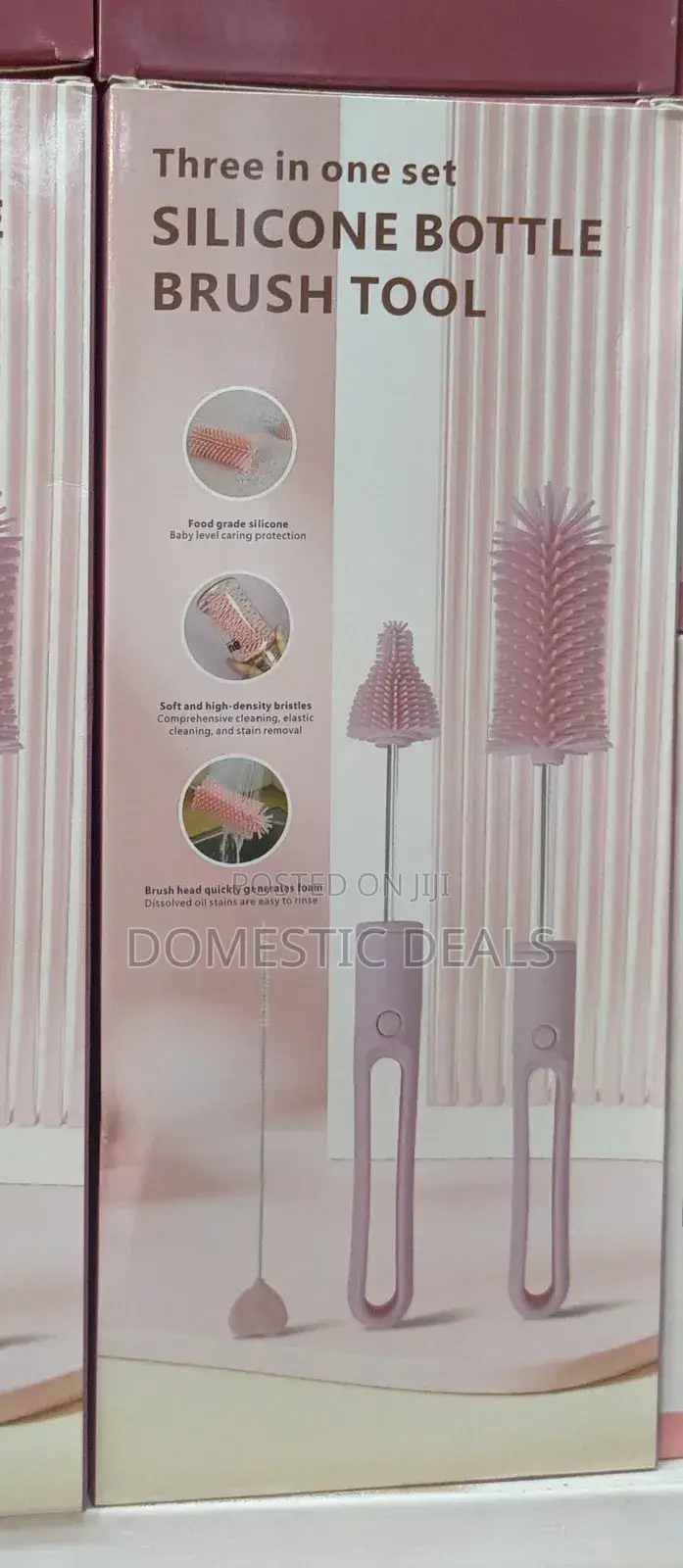 3in1 Silicone Bottle Brush Tool