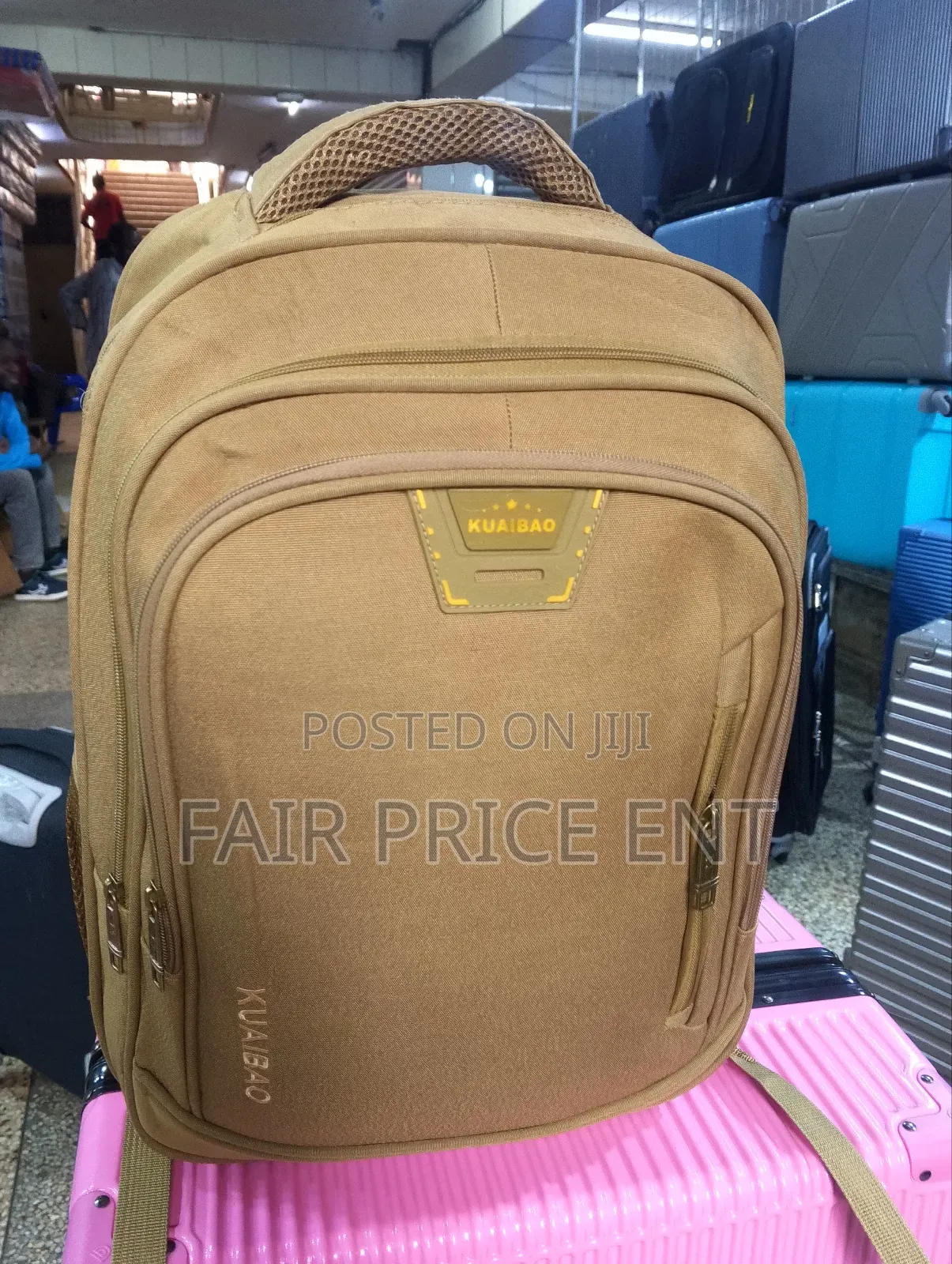 Original Cloth Bag Pack Bag.( Brown)